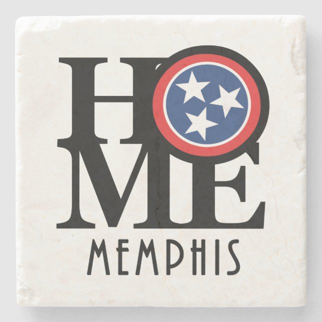 Posavasos De Piedra Memphis HOME (Anverso)