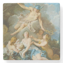 Mercurio confiando el bebé Baccus a las ninfas