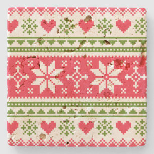 Posavasos De Piedra Merry Christmas pattern 3