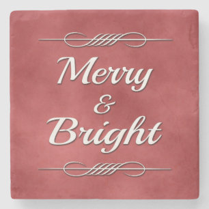 Posavasos De Piedra Merry y Bright