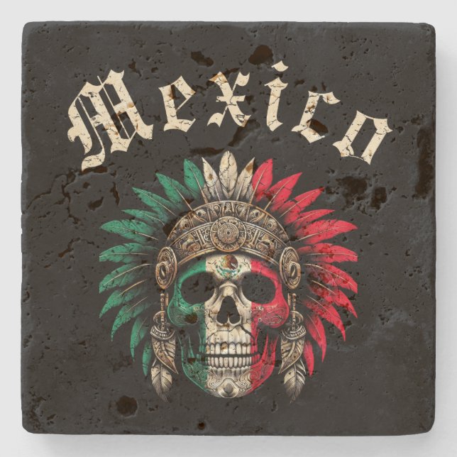 Posavasos De Piedra México Azteca (Anverso)