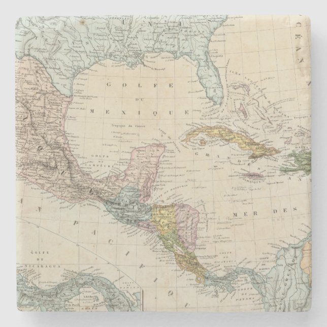 Posavasos De Piedra México, Panamá, America Central (Anverso)