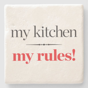 Posavasos De Piedra Mi cocina, mis reglas
