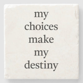 Posavasos De Piedra Mi escoria de piedra de mármol destino