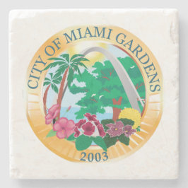 Posavasos De Piedra Miami Gardens (Florida) City Seal