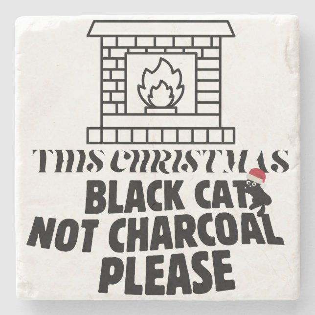 Posavasos De Piedra Mikitiez chantaje divertido chantaje x'mas charcar (Anverso)