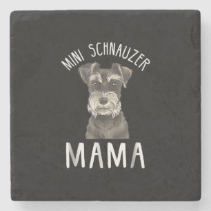 Posavasos De Piedra Mini Schnauzer Mom Shirt Mini Schnauzer Mama