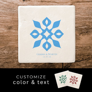 Posavasos De Piedra Minimalist Mediterranean Wedding Anniversary Gift