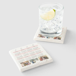 Posavasos De Piedra Minimalist Photo 2026 Yearly Calendar Keepsake