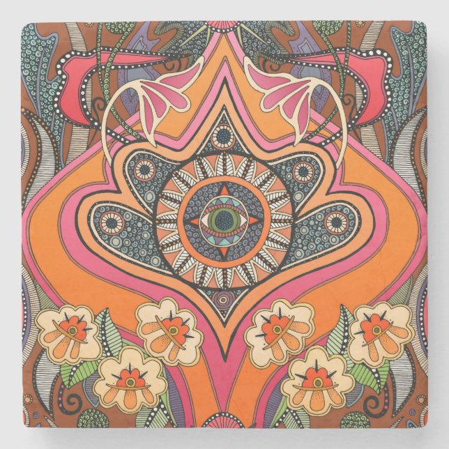 Posavasos De Piedra MINNIE henna Stone Coaster (Anverso)