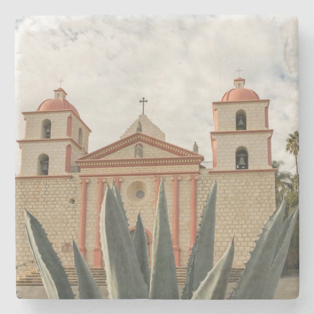 Posavasos De Piedra Misión de Santa Barbara (Anverso)
