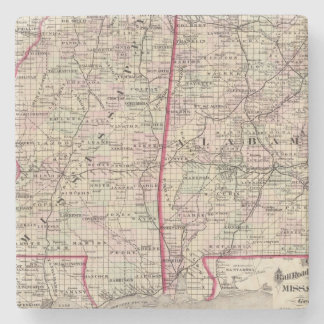 Posavasos De Piedra Mississippi y Alabama