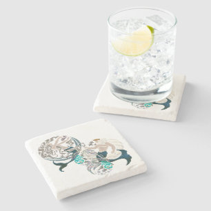 Posavasos De Piedra Mito de los mares Nueva Era Arte Popular