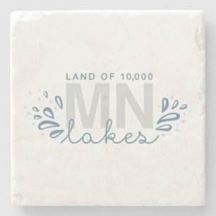 Posavasos De Piedra MN 10K Lagos Splash Splash Coaster
