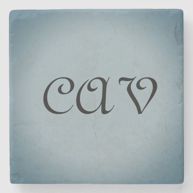 Posavasos De Piedra Mochila de cadena de dibujo (Anverso)