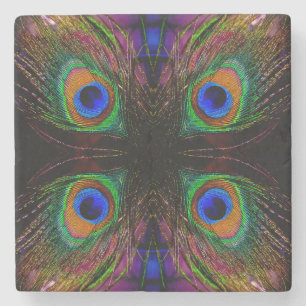 Posavasos De Piedra Mod Peacock
