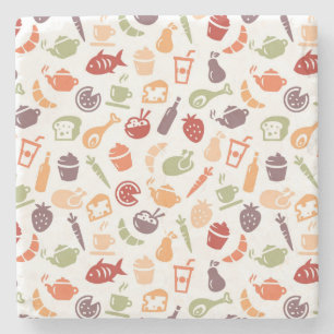 Posavasos De Piedra Modelo 2 de la comida
