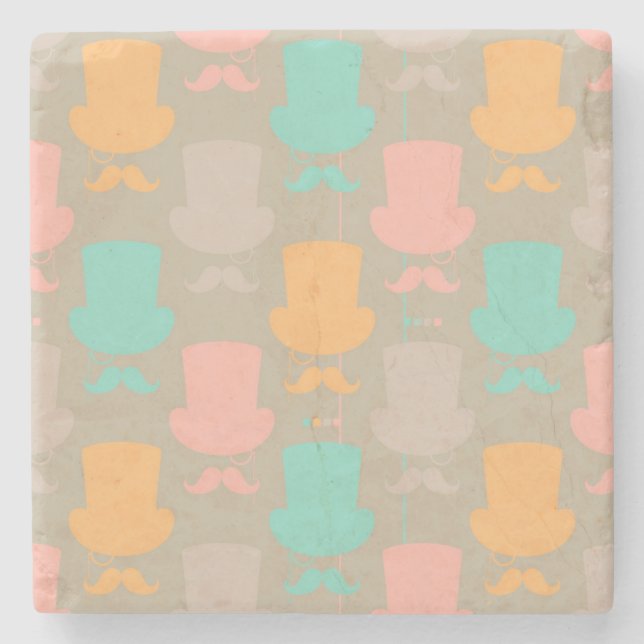 Posavasos De Piedra Modelo 2 del bigote (Anverso)