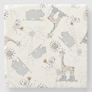 Posavasos De Piedra modelo 2 del doodle