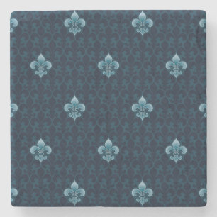Posavasos De Piedra Modelo de la flor de lis