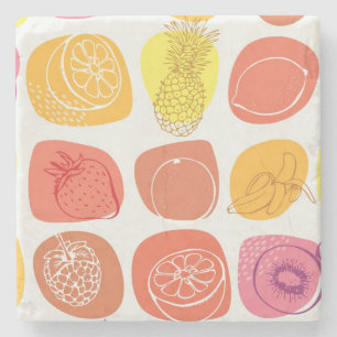 Posavasos De Piedra Modelo de la fruta
