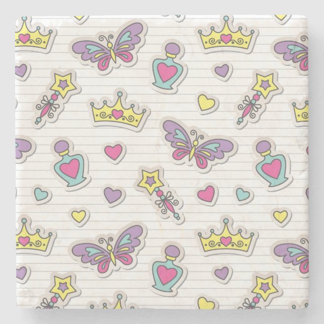 Posavasos De Piedra modelo de la princesa del ballet (Anverso)
