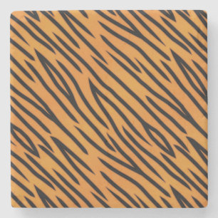 Posavasos De Piedra Modelo de la raya del tigre