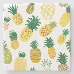 Posavasos De Piedra Modelo de moda de la piña