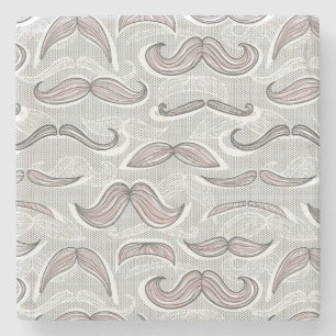 Posavasos De Piedra Modelo de moda del bigote