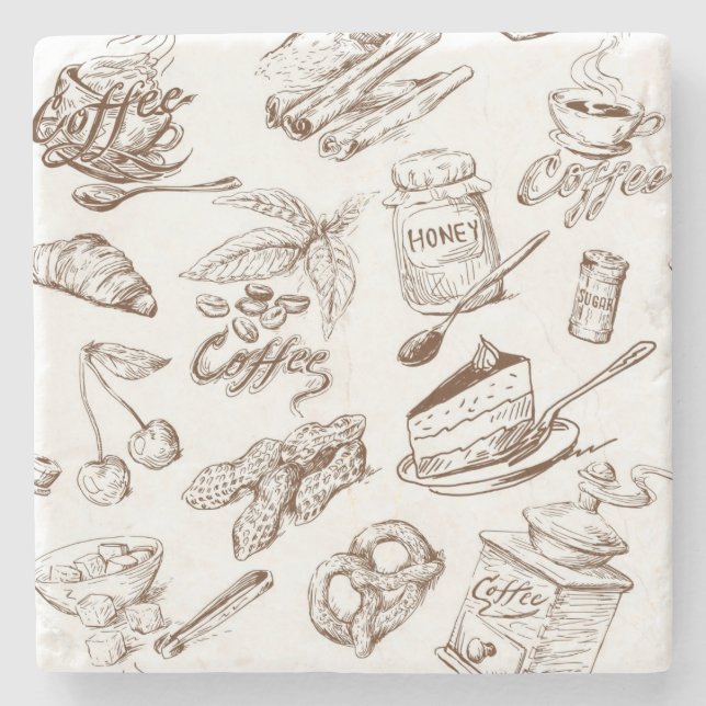 Posavasos De Piedra Modelo de papel (Anverso)