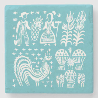 Posavasos De Piedra Modelo de Pyrex del vintage - Butterprint