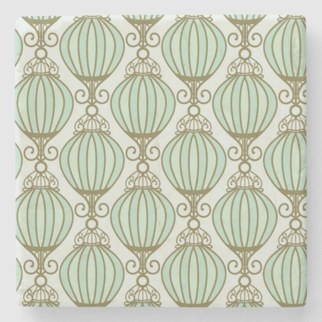 Posavasos De Piedra Modelo del azul de Motton (Anverso)