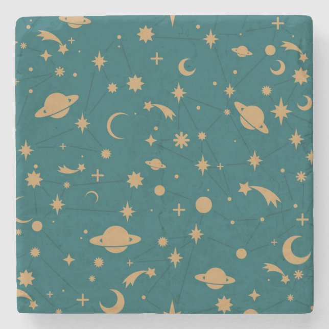 Posavasos De Piedra Modelo del espacio (Anverso)