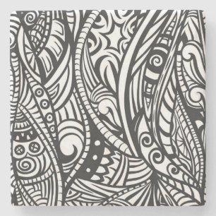 Posavasos De Piedra Modelo étnico 3