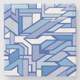 Posavasos De Piedra Modelo geométrico 2