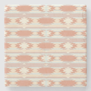 Posavasos De Piedra Modelo geométrico en el estilo azteca 3