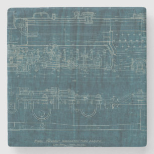 Posavasos De Piedra Modelo I del tren