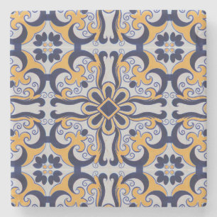 Posavasos De Piedra Modelo portugués de la teja