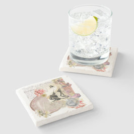 Posavasos De Piedra Modern Ukiyo-e Art