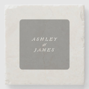 Posavasos De Piedra Moderno y elegante grises grises grises