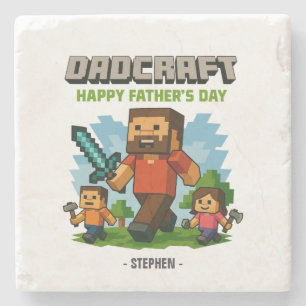 Posavasos De Piedra Modo de paternidad activado - Feliz Día del Padre