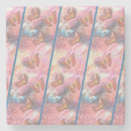 Posavasos De Piedra Monarcas del pastel del Dos-Tono