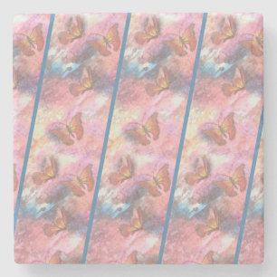 Posavasos De Piedra Monarcas del pastel del Dos-Tono