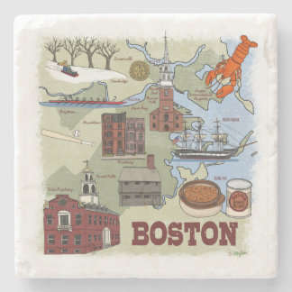 Posavasos De Piedra Monasterio de Mármol de Boston