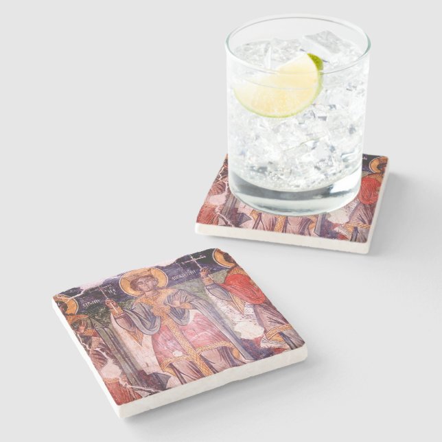 Posavasos De Piedra Monasterio de Mármol de la Colección de Fresco Ant (Lateral)