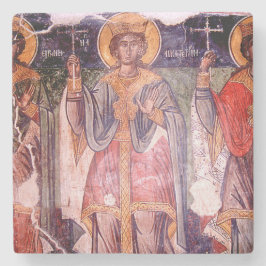 Posavasos De Piedra Monasterio de Mármol de la Colección de Fresco Ant