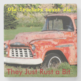 Posavasos De Piedra Monasterio de piedra de camiones antiguos