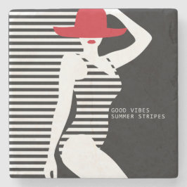 Posavasos De Piedra Monasterio de piedra de Summer Woman