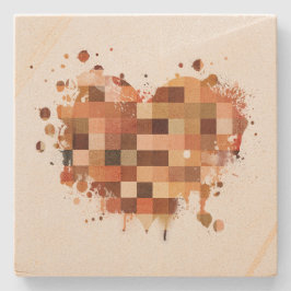 Posavasos De Piedra Monasterio de piedra de un mundo del corazón