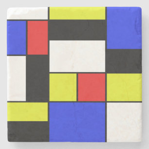 Posavasos De Piedra Mondriaan #20